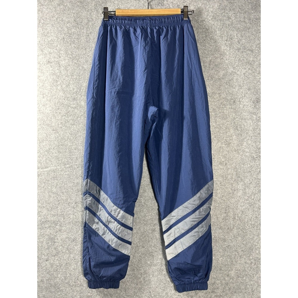 Vintage Y2K Adidas Originals Track Pants Mens Small Blue Nylon Joggers Trefoil